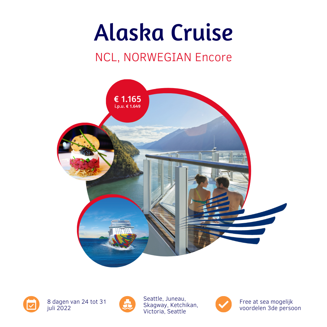 Alaska cruise promotie
