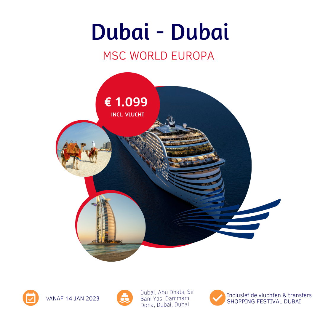 MSC WORLD EUROPA SHOPPING FESTIVAL DUBAI