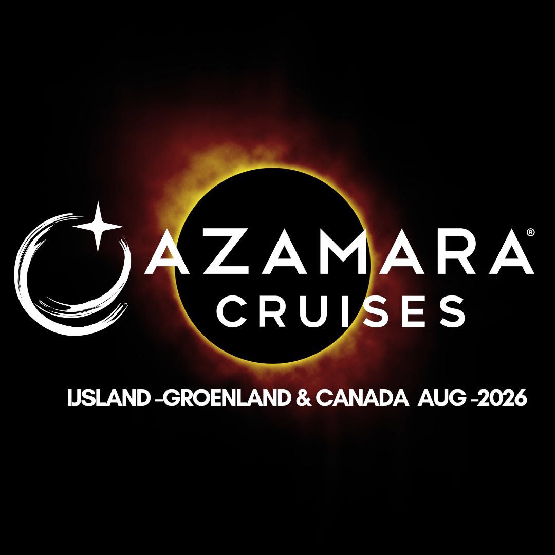 Azamara IJSLAND 2026 solar eclipse